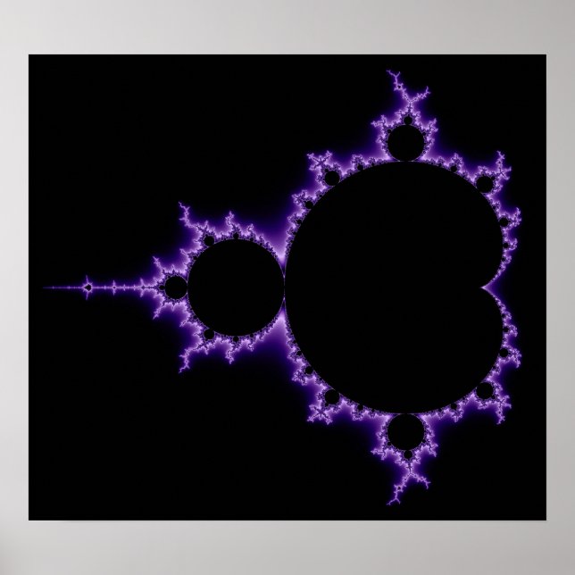 Póster Poster Electric Mandelbrot Set (Frente)