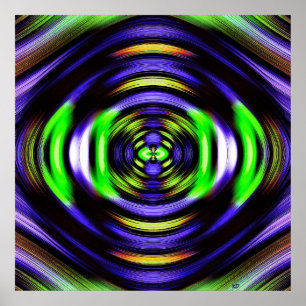 Póster Poster eléctrico de la mosca