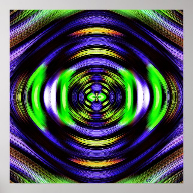 Póster Poster eléctrico de la mosca (Frente)