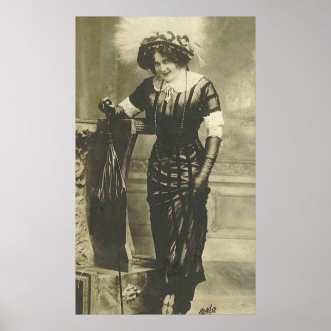 Póster poster elegante de los años 1900 (Frente)