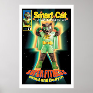 Póster Poster elegante del gato de ETV