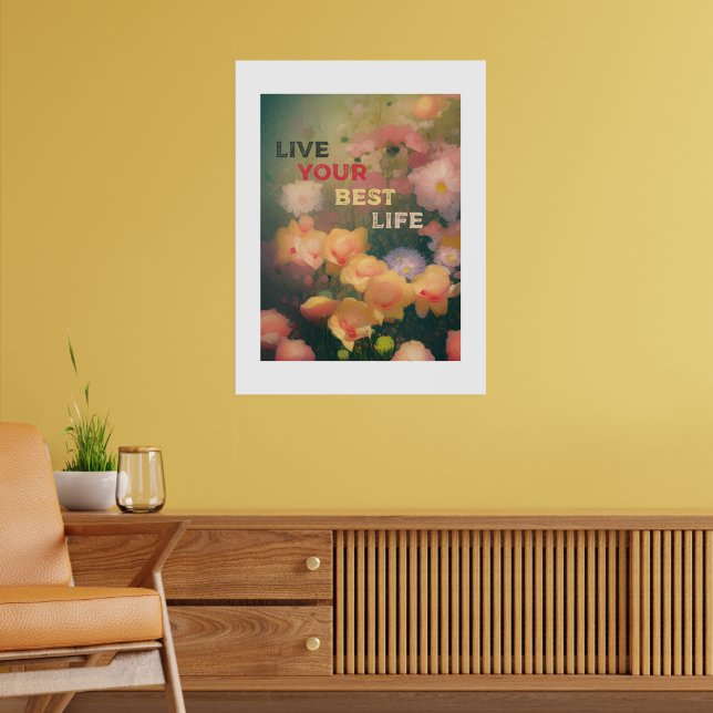 Póster poster "Eleva tu espacio - "VIVE TU MEJOR VIDA" (Salón 2)