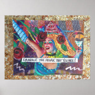 PÓSTER POSTER-EMBRACE EL MONSTRUO QUE USTED ES
