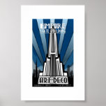 Póster Poster - Empire State Building Art Deco<br><div class="desc">Empire State Building Art Deco Claudia P. Ortiz 14.02.2012 poster.</div>