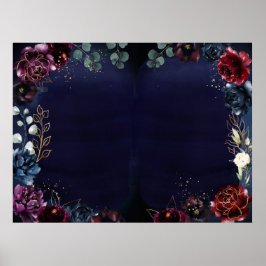 Póster Poster en blanco Boda de la Marina de Borgoña 40 x