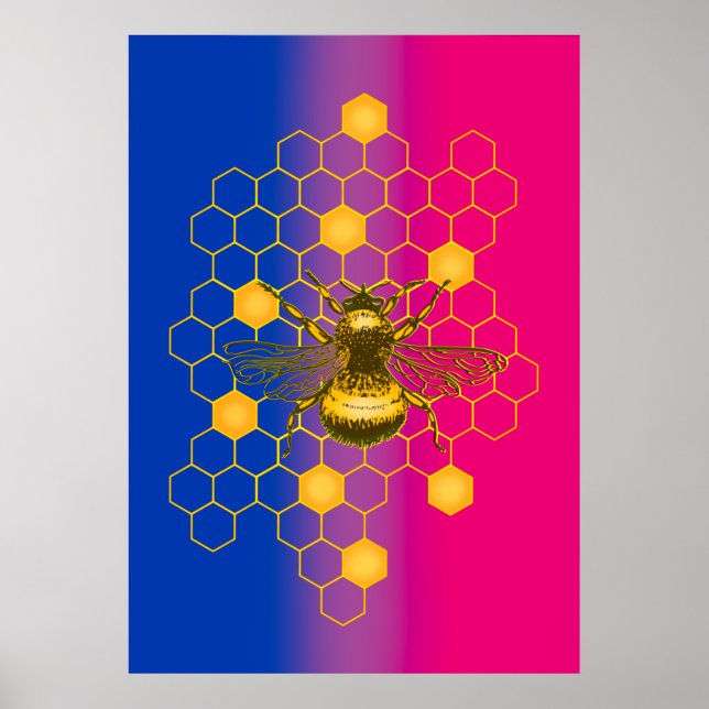 Póster Poster en directo del orgullo gay Bi LGBT (Frente)