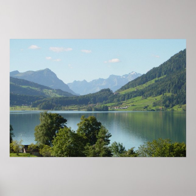 PÓSTER POSTER, EN LOS ALPES SUIZOS (Frente)