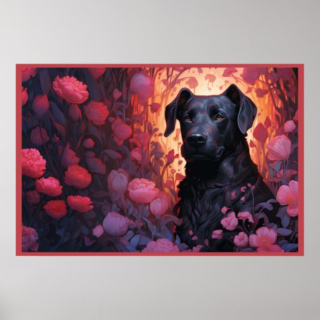 Póster Poster Enchanted Canines (Frente)