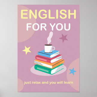 Póster Poster English for You 