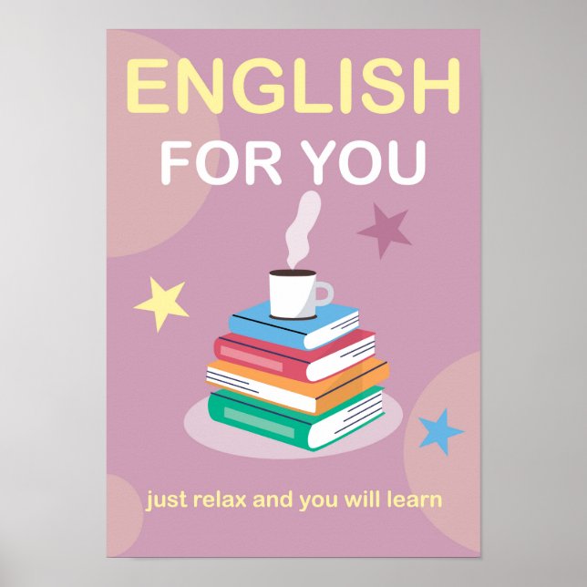 Póster Poster English for You  (Frente)