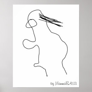 Póster ¡Poster enrrollado del tipo!