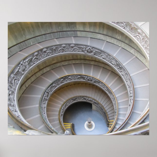 Póster Poster: escalera de caracol (Frente)