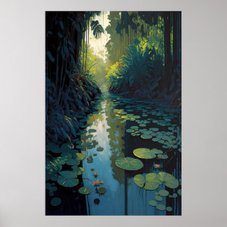 Póster Poster Escenario de los Flujos Acuáticos
