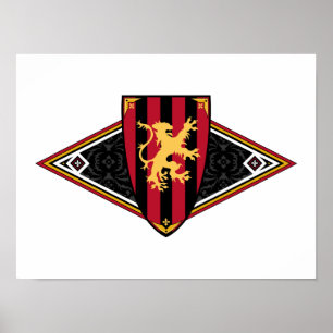 Póster Poster Escudo Medieval