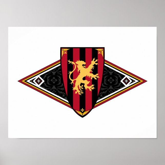 Póster Poster Escudo Medieval (Frente)