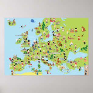 Póster Poster - Escuelas de Historia Geográfica de Europa