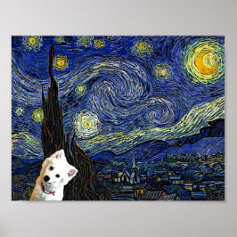 Póster Poster Eskimo Starry Night Van Gogh