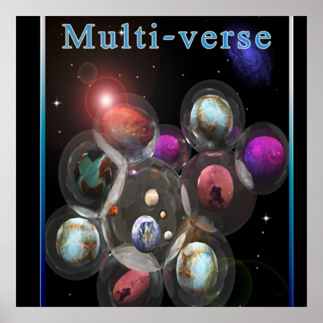 Póster Poster espacial (Frente)