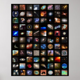 Póster Poster espacial Hubble