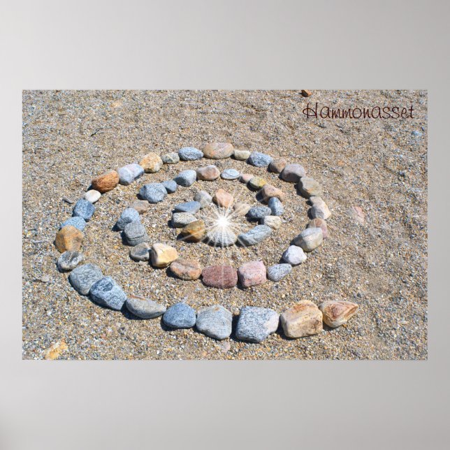 Póster Poster Espiral de Hammonasset (Frente)