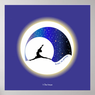 Póster Poster espiritual de motivación de la libertad del