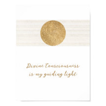 Poster espiritual del Sol Dorado