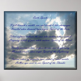 Póster poster "Espíritus de la Tierra"