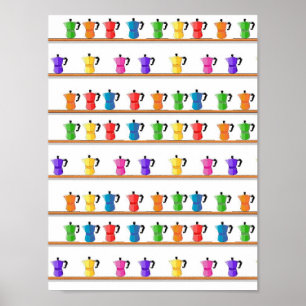 Póster Poster Espresso del Arcoiris