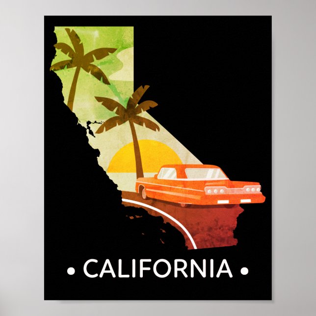 Póster Poster estatal de California (Frente)