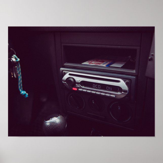 Póster Poster estéreo de CD de coche (Frente)