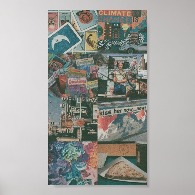 Póster Poster estético vintage de los años 90 (Frente)