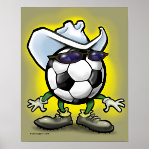 Póster Poster Estrella de Fútbol