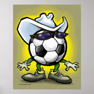 Póster Poster Estrella de Fútbol