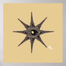 Poster Estrella de la Torre Eiffel