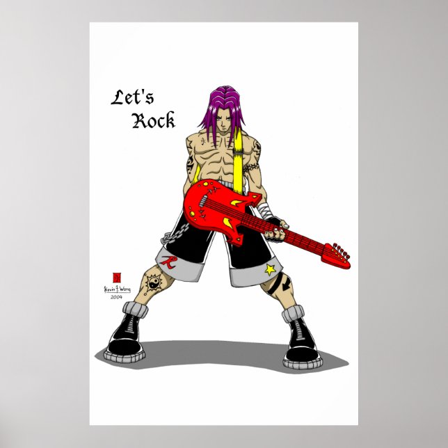 Póster Poster Estrella de Rock (Frente)