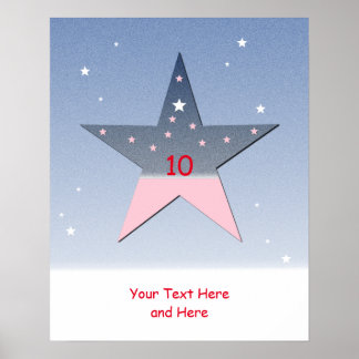 Póster Poster Estrella para Niños