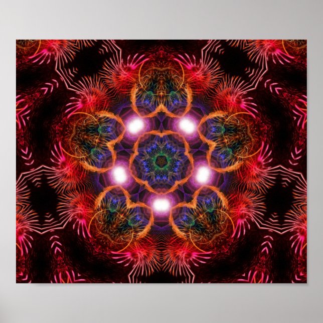 Póster poster estrella rosaLights (Frente)