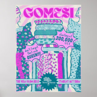 Póster Poster estudiantil de TNU Gomesi