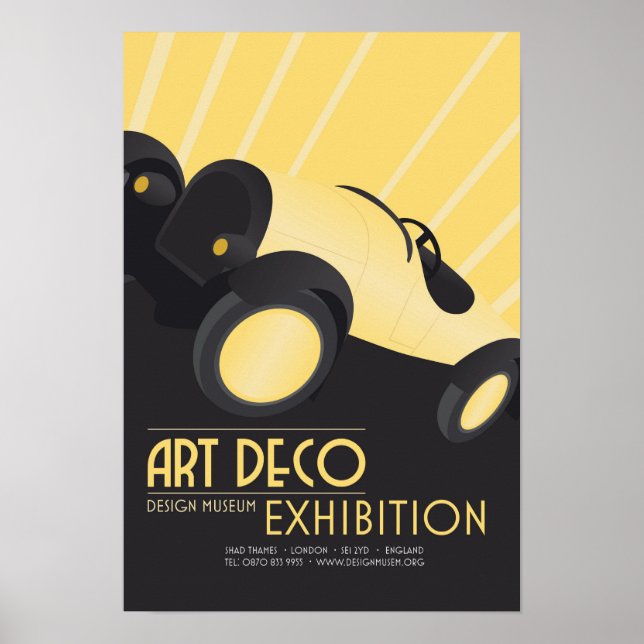 Póster Poster - Exposición del Museo de Diseño Art Déco (Frente)