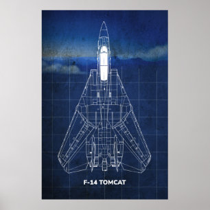 Póster Poster F-14 Tomcat