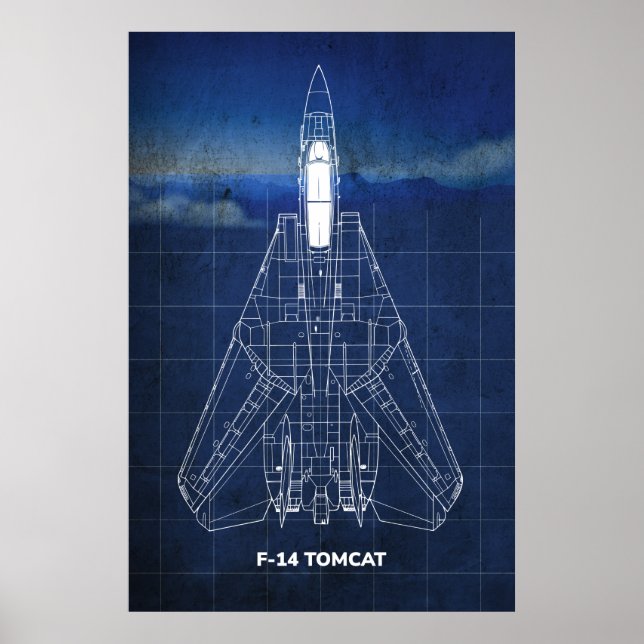 Póster Poster F-14 Tomcat (Frente)