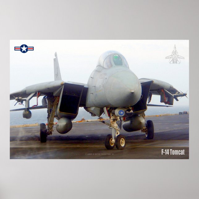 Póster Poster F-14 TOMCAT "FLIGHTDECK" (Frente)
