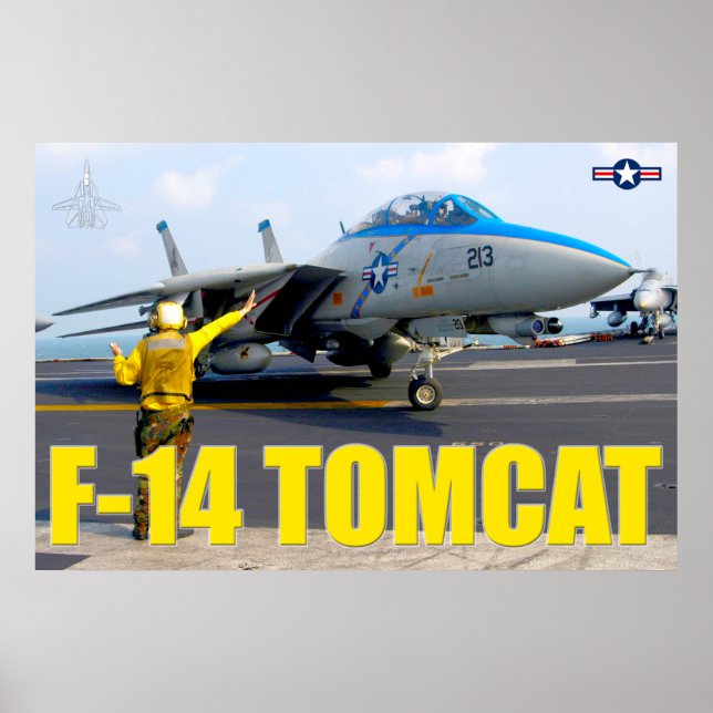 Póster Poster F-14 TOMCAT "FLIGHTDECK" (Frente)