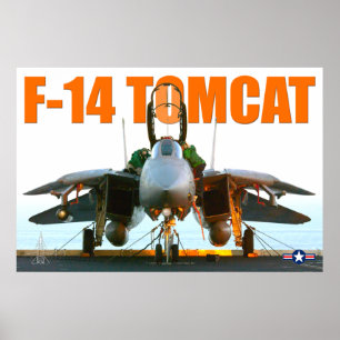 Póster Poster F-14 TOMCAT "FLIGHTDECK"