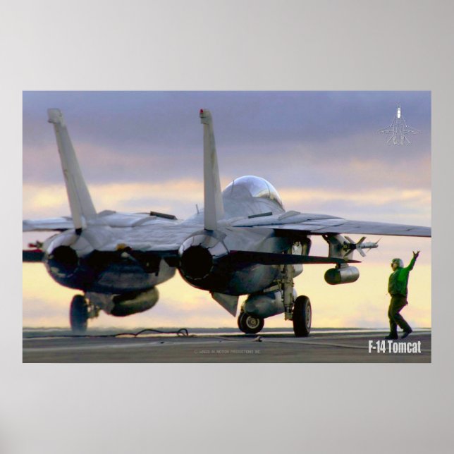 Póster Poster F-14 TOMCAT "FLIGHTDECK" (Frente)