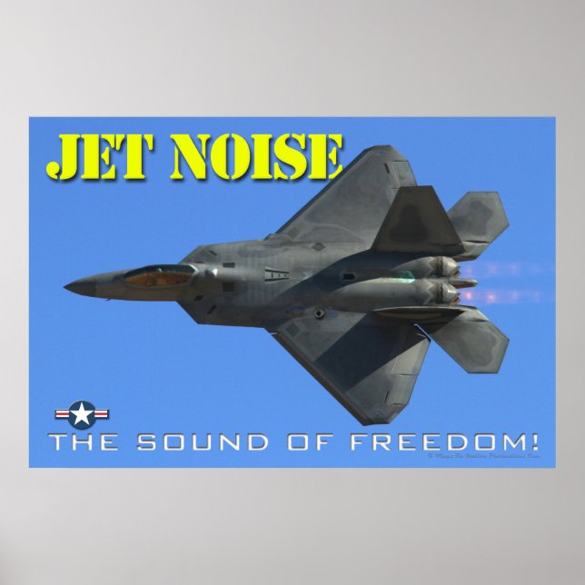 Póster Poster F-22 Jet Noise (Frente)
