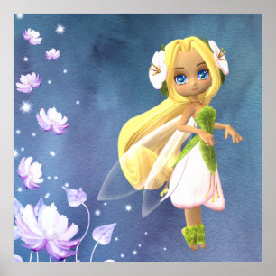 Póster Poster Fairy Floral