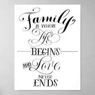 Póster Poster familiar