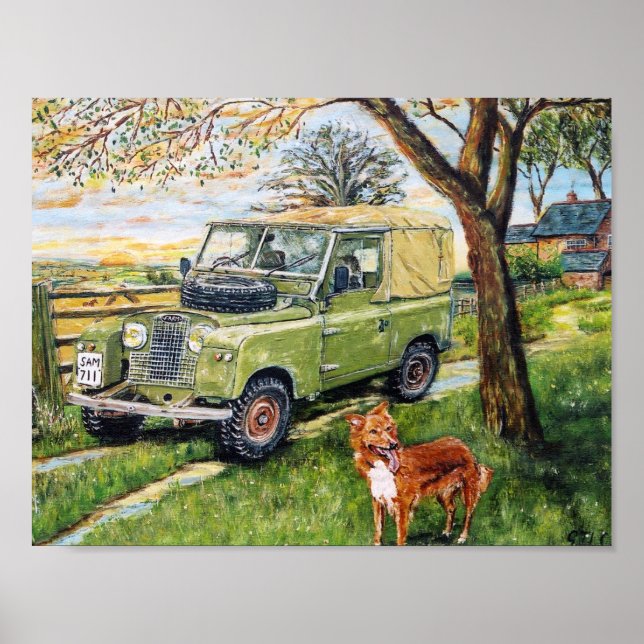 Póster poster "FARM" de 11"x8.5" (Frente)