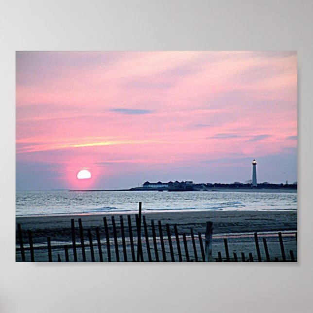 Póster Poster - Faro de Cape May (Frente)